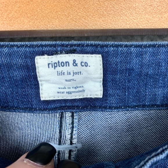 Women's Blue Denim Jeans - Picture 4 of 15